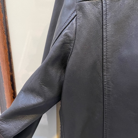 AllSaints Bales Leather Jacket - Picture 8 of 11